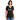 Kawameeh M.S. Staff - 'STRAIGHT TEXT' Women's V-Neck Cotton Short Sleeve Tee